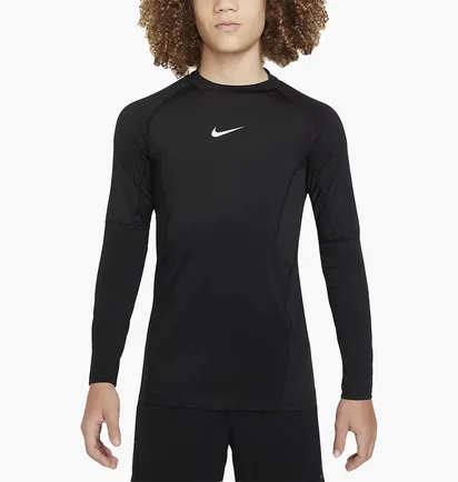 Термобелье детское Nike Np Df Ls Top 24 Black FJ6822-010