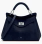 Сумка жіноча JW PEI Lucia Classic Faux Suede Top Handle Bag Blue BB2025BG123145JWP