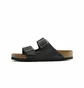 Тапочки унісекс BIRKENSTOCK Arizona Soft Footbed Oiled Leather Sandals Black 752481