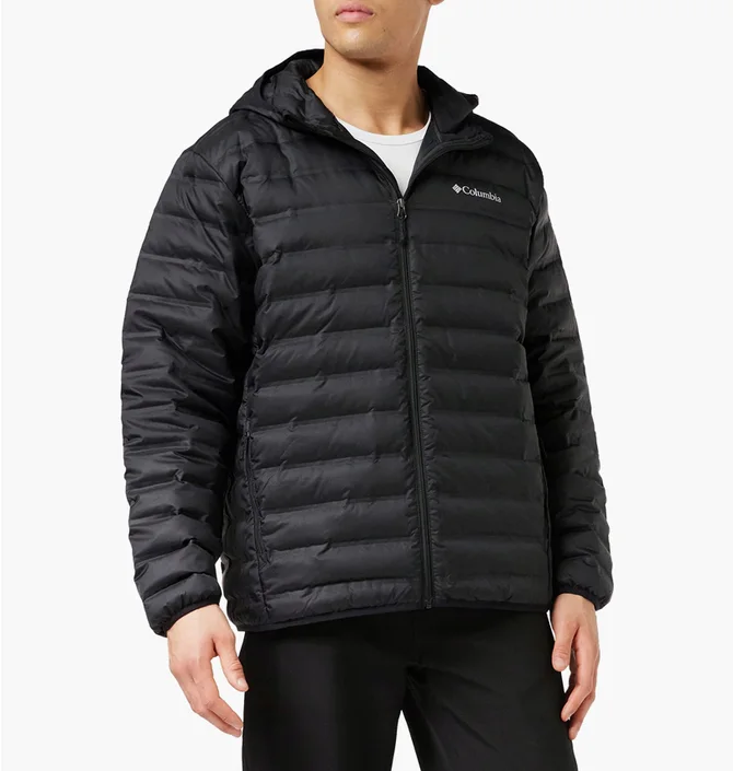 Пуховик мужской Columbia Lake 22 Down Hooded Black Wo0950-010