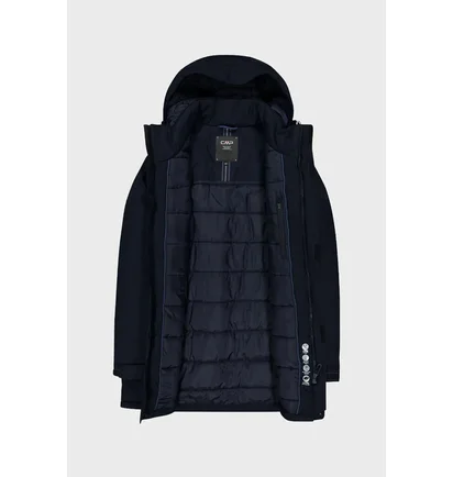 Парка мужская CMP Zip Hood Feel Warm Blue 35K3727-N950