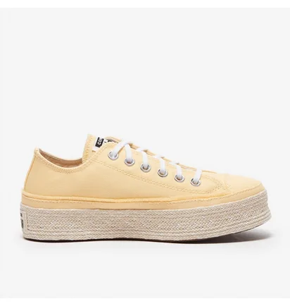 Кеди жіночі Converse Chuck Taylor All Star Espadrille Platform Beige 570772C