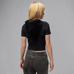 Кофта женская Air Jordan Flight WomenS Full- Zip Knit Top Black HQ9205-010