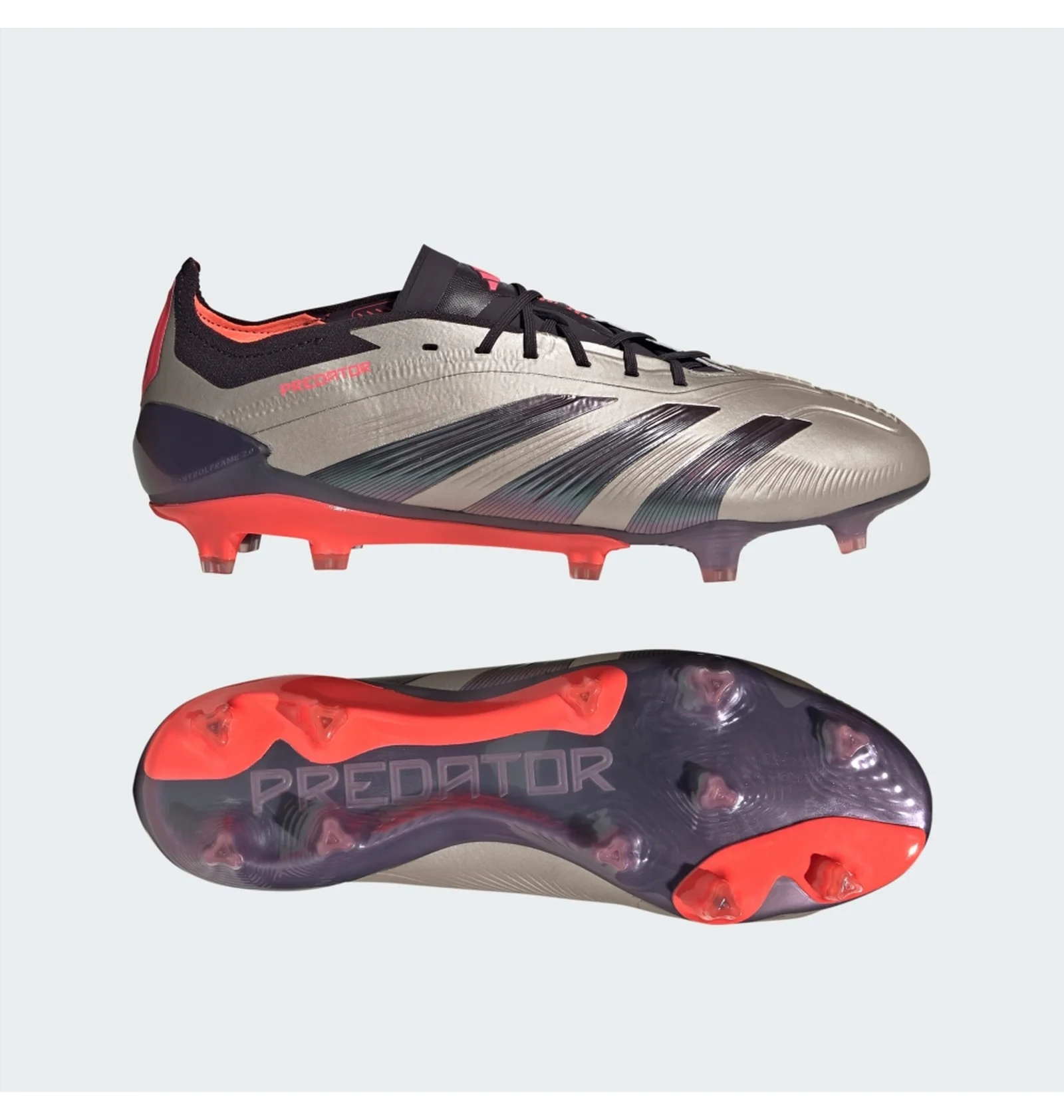 ᐉ Бутсы мужские Adidas Predator Elite Firm Ground Cleats Metallic