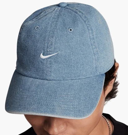 Кепка унисекс Nike Club Unstructured Denim Cap Blue HF0383-429