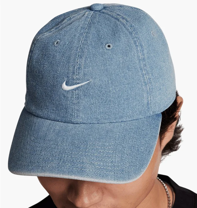 Кепка унисекс Nike Club Unstructured Denim Cap Blue HF0383-429