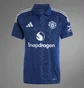 Поло чоловіче Adidas Manchester United 24/25 Away Jersey Blue IU1390