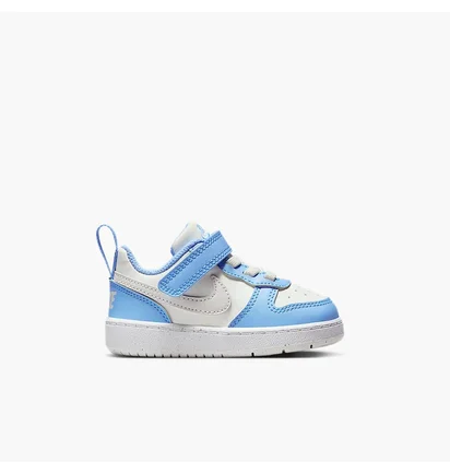 Кроссовки детские Nike Court Borough Low Recraft White/Light Blue DV5458-128