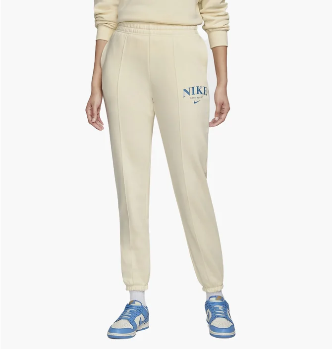 Штаны женские Nike Womens Fleece Pants Beige Dq5384-113