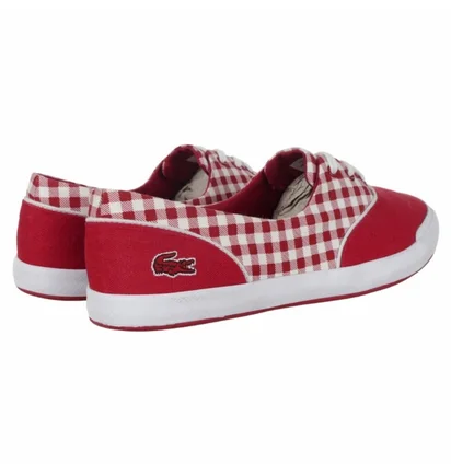 Кеди жіночі Lacoste Lancelle Lace 3 Eye 216 1 Spw Red/White 731SPW0044047