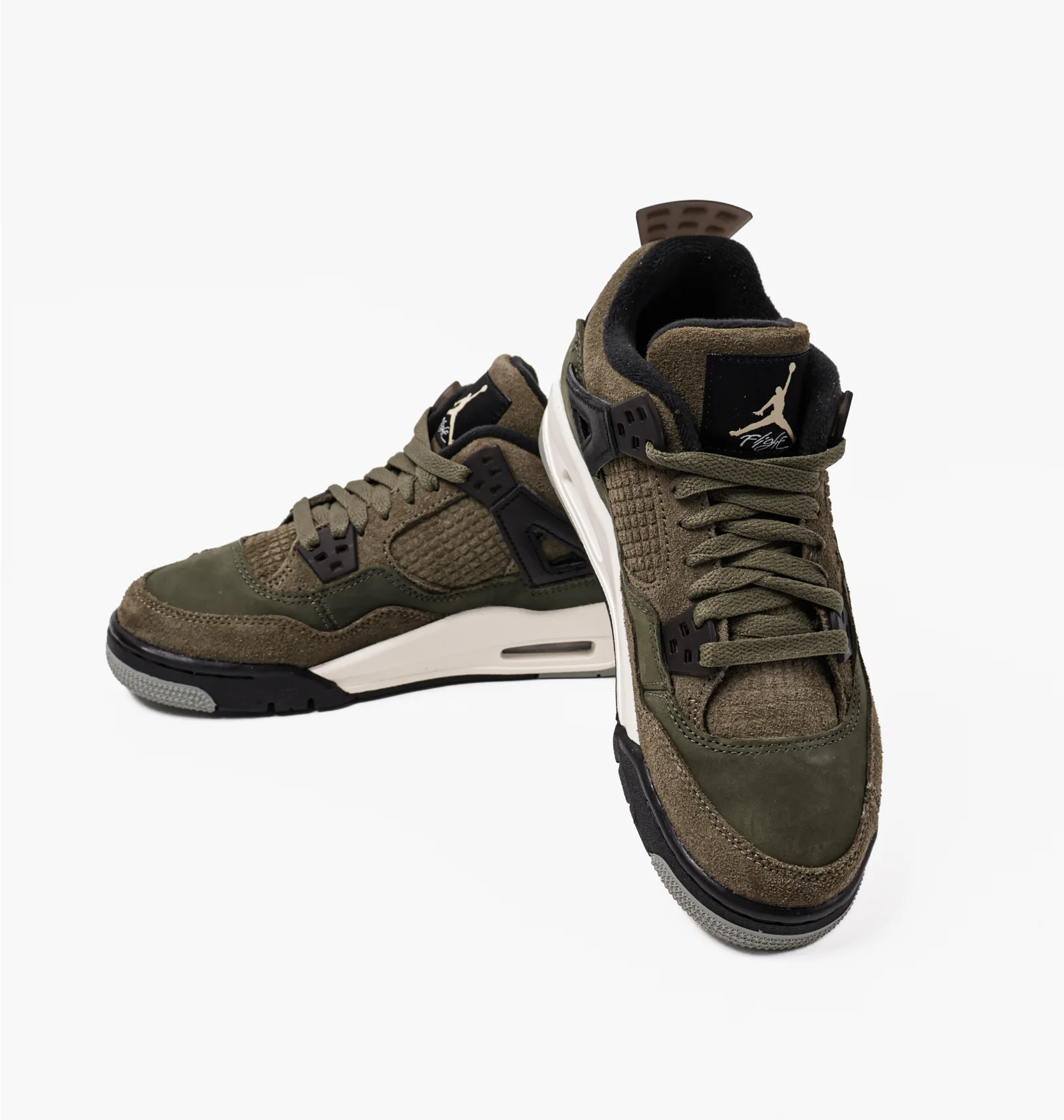 ᐉ Кросівки дитячі Air Jordan 4 Retro Se Craft Medium Olive FB9928