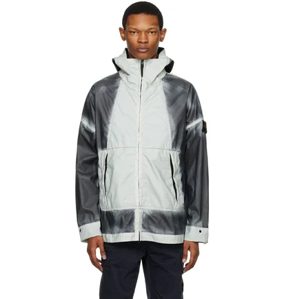 Куртка мужская stone island Mussola Gommata Grey 7815430T1-V0041