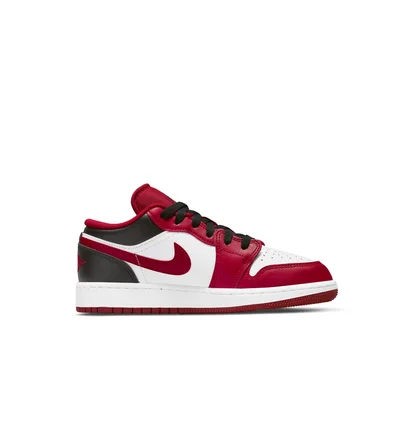Кросівки дитячі Air Jordan 1 Low White/Red 553560-163