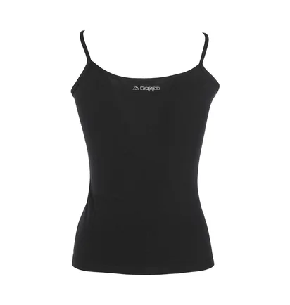 Майка женская Kappa Canotta Spalla Stretta Black K2301-NERO