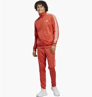 Спортивный костюм мужской Adidas Tracksuit Basic 3-Stripes Orange IC6786