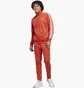 Спортивный костюм мужской Adidas Tracksuit Basic 3-Stripes Orange IC6786
