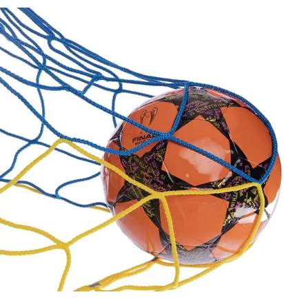 Сітка на футбольні ворота X2 Footbal Web 3Х2Х0,8Х1М Blue/Yellow PP320812-35X2-B-Y