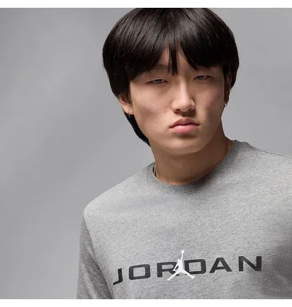 Футболка чоловіча Air Jordan Ss Crew Grey IB7353-091