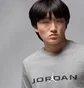 Футболка чоловіча Air Jordan Ss Crew Grey IB7353-091