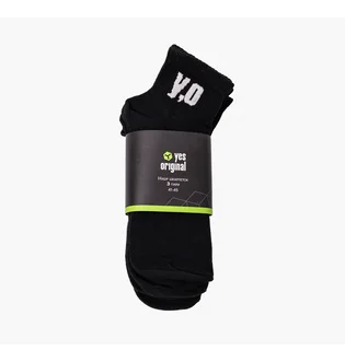 Шкарпетки унісекс yes, original (3 пари) Mid Black 100000-127