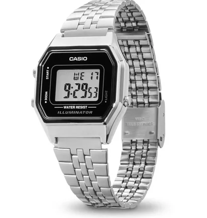 Часы женские Casio Vintage Digital Floral Motif Face LA680WEA-1EF