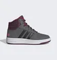 Кроссовки женские Adidas Hoops 2.0 Mid Grey/Bordo GZ7796