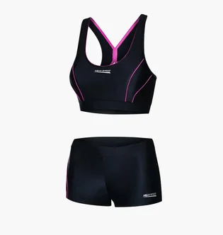 Купальник женский Aqua Speed Fiona 6465 Black/Pink 348-19