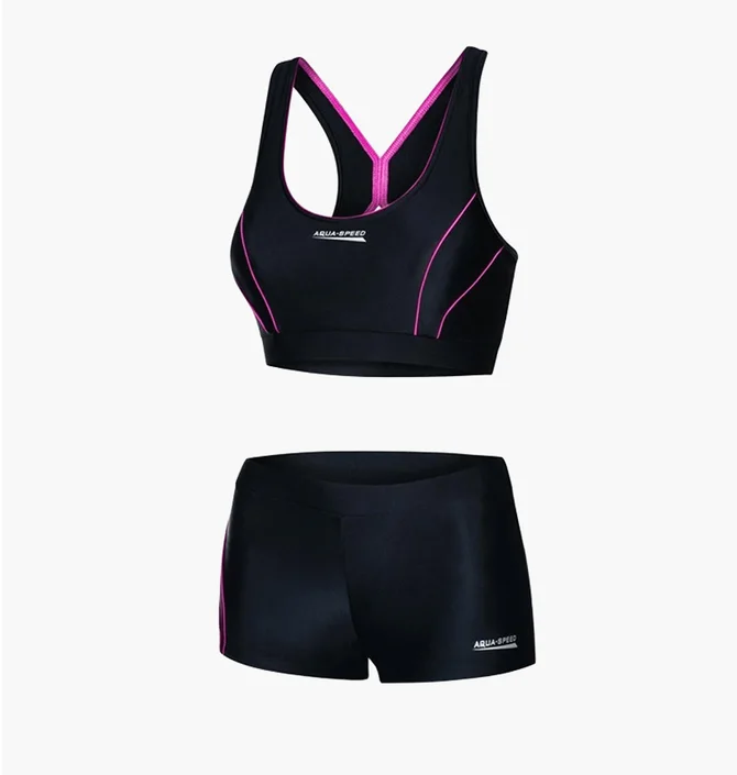 Купальник жіночий Aqua Speed Fiona 6465 Black/Pink 348-19