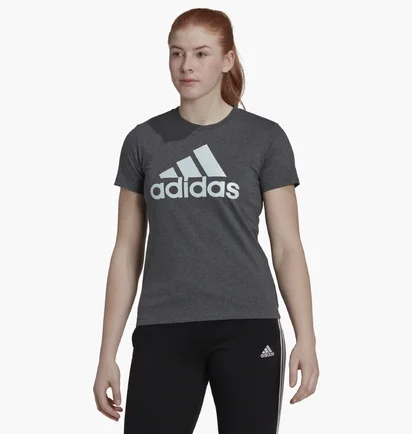 Футболка женская Adidas Loungewear Essentials Logo Tee Grey Hl2031