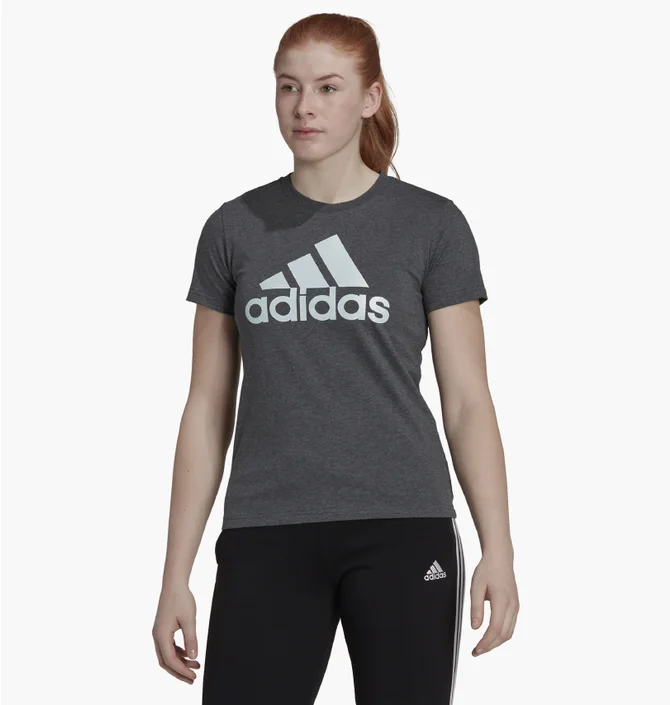 Футболка женская Adidas Loungewear Essentials Logo Tee Grey Hl2031