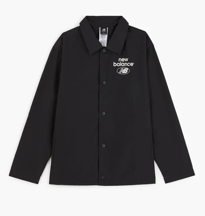 Рубашка мужская New Balance Jacket Lifestyle Essential Black MJ31531BK