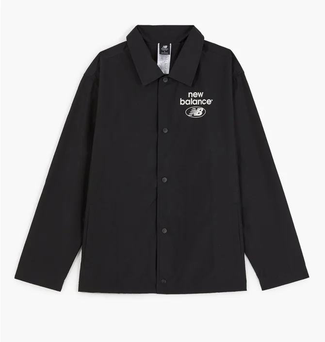 Рубашка мужская New Balance Jacket Lifestyle Essential Black MJ31531BK