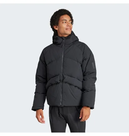 Пуховик чоловічий Adidas Big Baffle Jacket Black IK3156