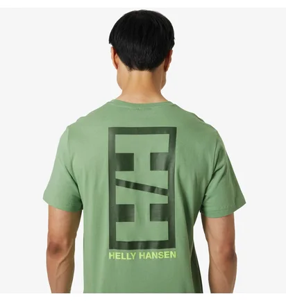 Футболка чоловіча Helly Hansen Core Graphic T Green 53936-406
