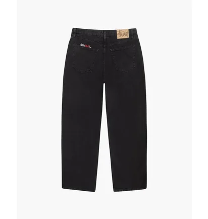 Штаны мужские Stussy Washed Canvas Big Ol Jeans Black 116618-0001