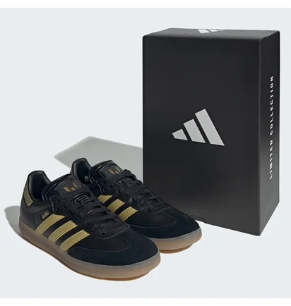 Кросівки унісекс Adidas Samba Messi Indoor Soccer Shoes Black IH8159