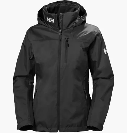 Куртка женская Helly Hansen Crew Hooded Midlayer Sailing Black 33891-990