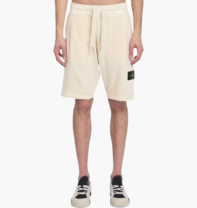Шорты мужские Stone Island Felpa Bermuda Beige K1S156200009S0060-V0193