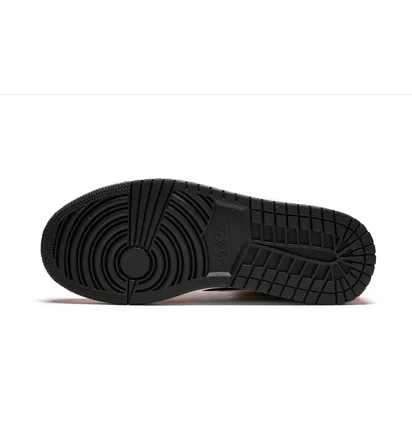 Кроссовки мужские Air Jordan 1 Mid Black/Orange 554724-061