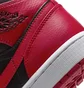 Кроссовки мужские Air Jordan 1 Mid Banned Black/Red 554724-074