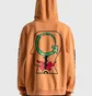 Худі чоловіче Brain Dead Heatwave Orange BDF21T09001947
