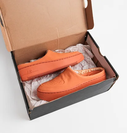 Тапочки женские Nike Air Force 1 Lover Xx Casual Shoes Brown Ao1523-800