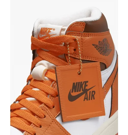 Кроссовки женские Nike Jordan 1 High Starfish Orange/White Do9369-101