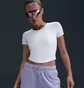 Шорты женские Nike Nsw Club Flc Ft Mr 4 Violet HJ1282-533