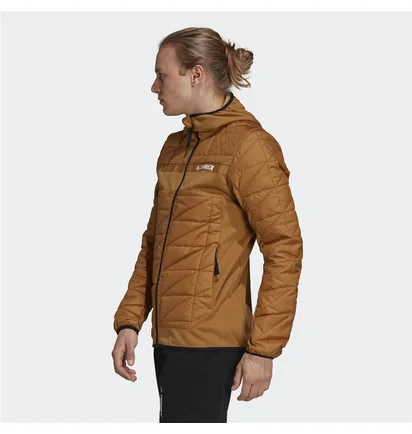 Куртка мужская Adidas Terrex Multi Primegreen Hybrid Insulated Jacket Brown GP2633