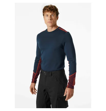 Термобілизна чоловіча Helly Hansen Lifa Merino Midweight Crew Green 49364-574