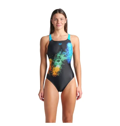 Купальник жіночий Arena Vibrant Black 008936-580