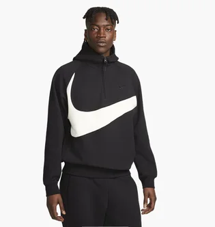 Кофта мужская Nike 1/2 Swoosh Black DX0566-013