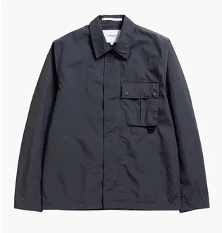 Сорочка чоловіча Norse Projects Jens Packable Black N50-0193-0970