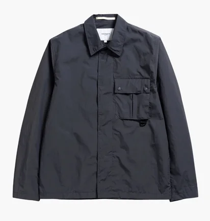 Сорочка чоловіча Norse Projects Jens Packable Black N50-0193-0970